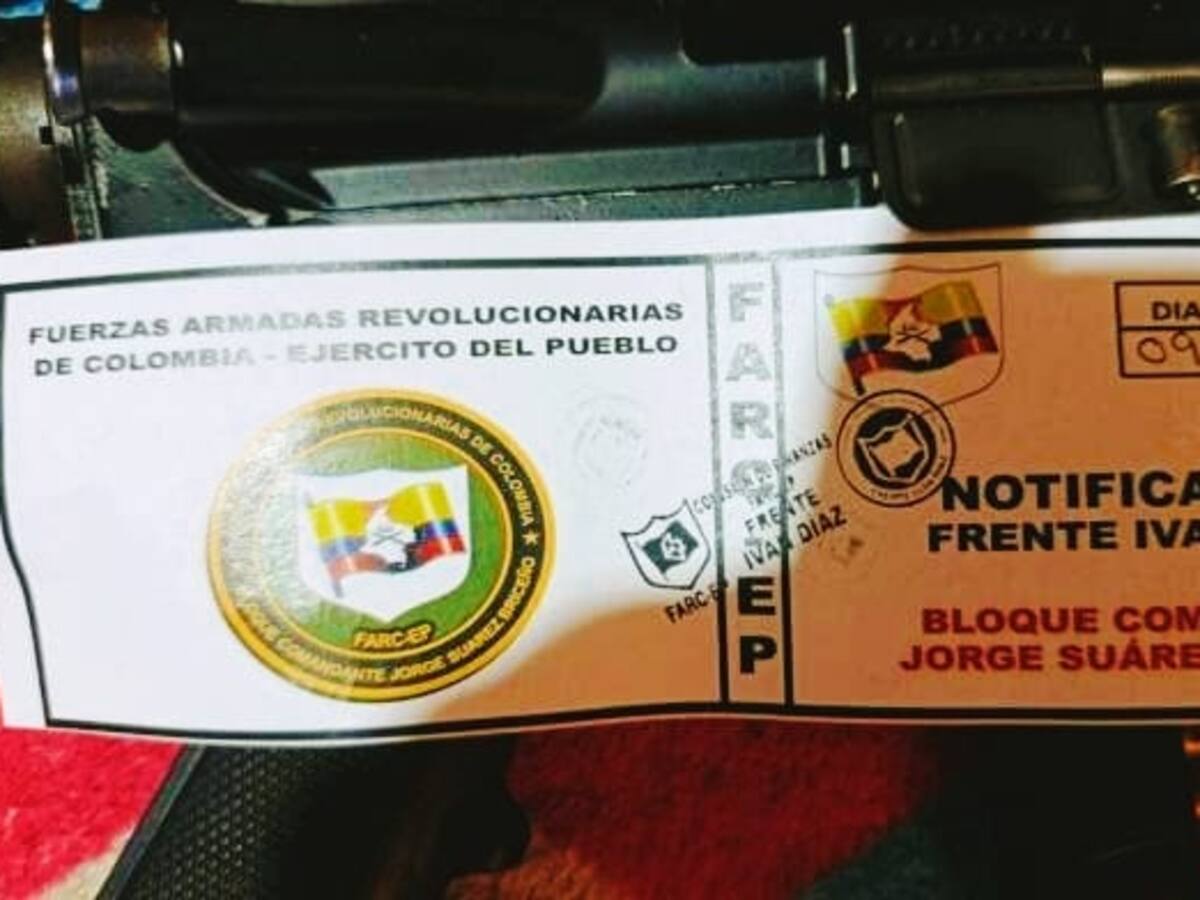 Intimidaciones de disidencias de las Farc en Baraya, Huila, activan consejo de seguridad