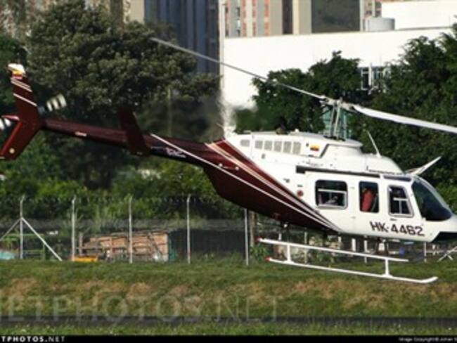 Desaparece un helicóptero en Antioquia