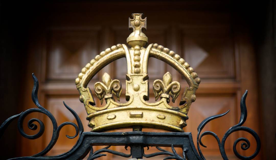 Corona británica (imagen de referencia).       Foto: Getty 