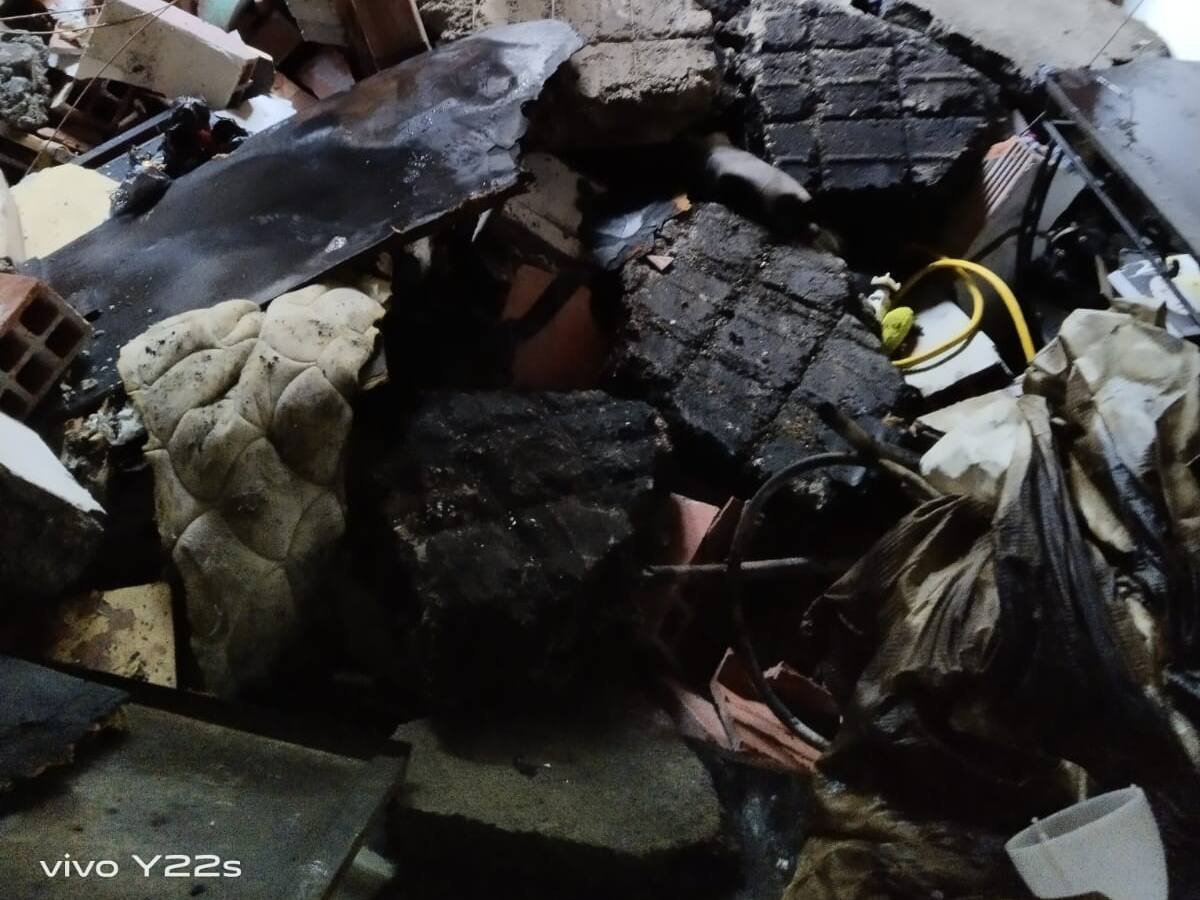 Sargento Manuel José Román del cuerpo oficial de Bomberos de Armenia
