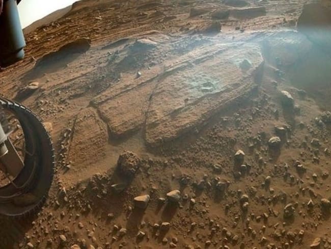 Sondeo en rocas marcianas con el rover Perseverance. Foto: NASA/EP