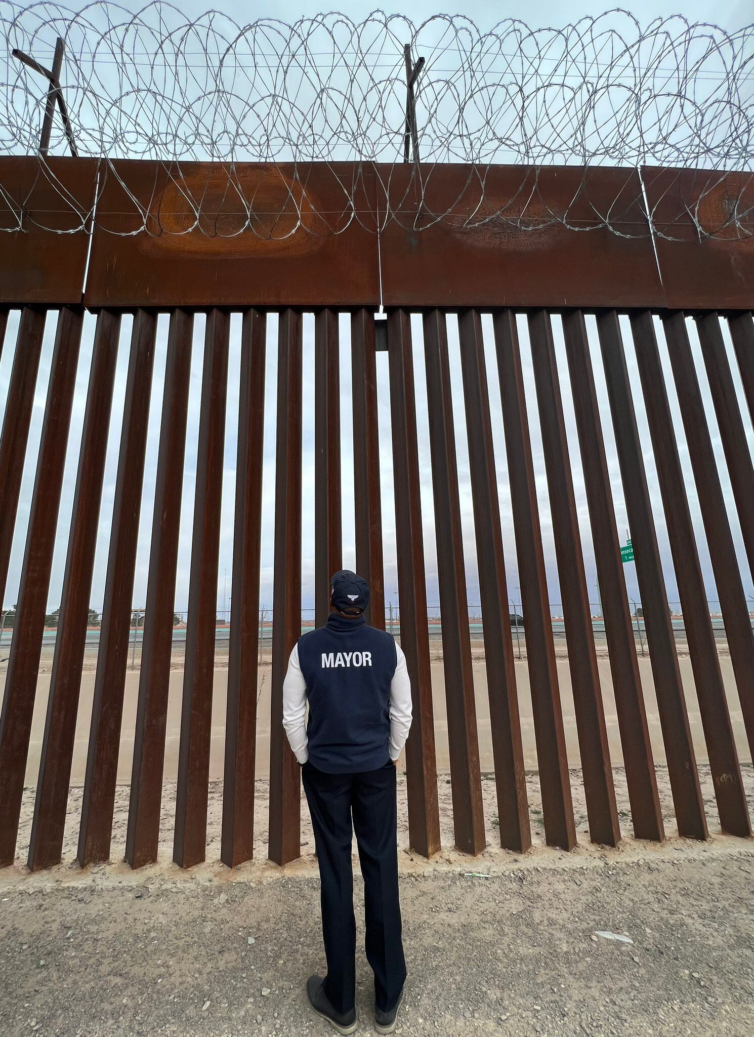 Migración irregular es una crisis nacional: Alcalde de NYC en frontera sur de EE.UU. Foto: alcaldía de Nueva York @Fabien_Levy