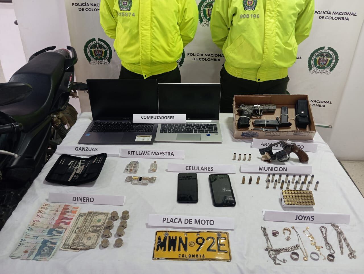 Crédito: Policía de Caldas.