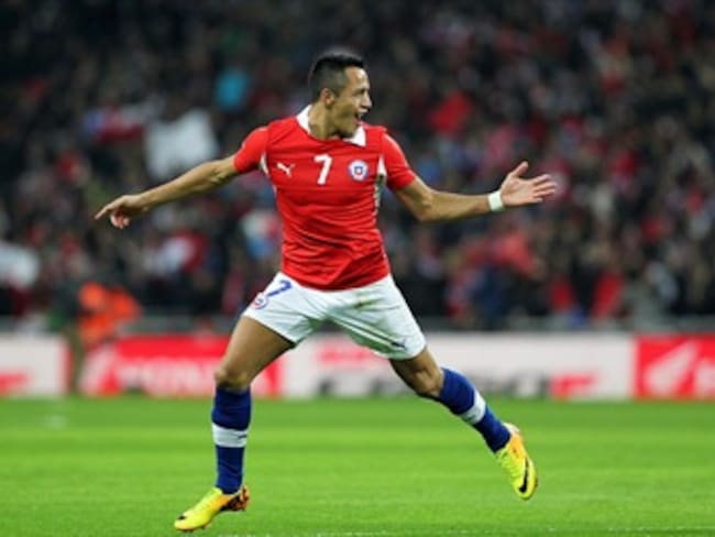 Alexis Sánchez se consagró en Wembley y le dio el triunfo a Chile
