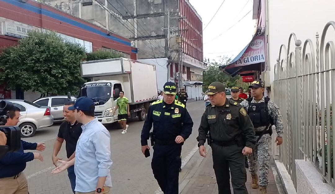 Reactivan controles a movilidad y espacio público en el centro de Sincelejo 