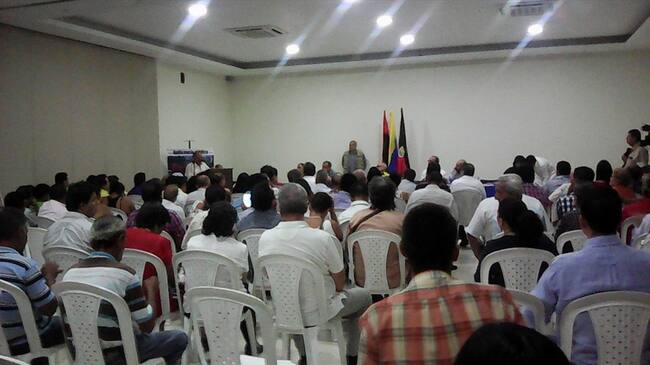 Congresistas del Centro Democrático en Cúcuta exigen apertura de la frontera con Venezuela. Foto: Audrey Carrillo / W Radio