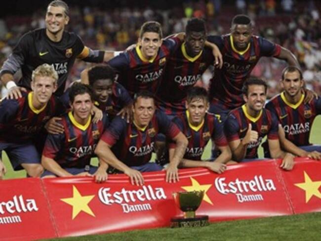 Barcelona goleó a Santos y recuperó el trofeo Joan Gamper