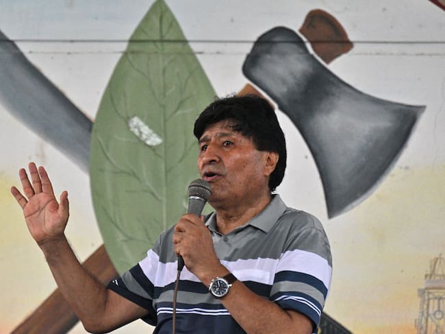 Expresidente de Bolivia, Evo Morales. FOTO: AIZAR RALDES/AFP via Getty Images