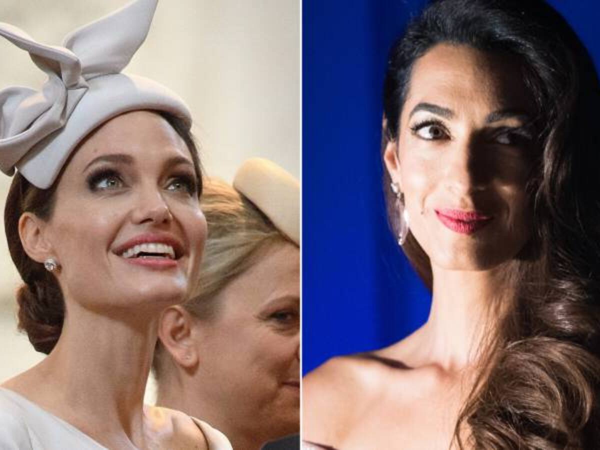 Amal Clooney y Angelina Jolie, de amigas a rivales