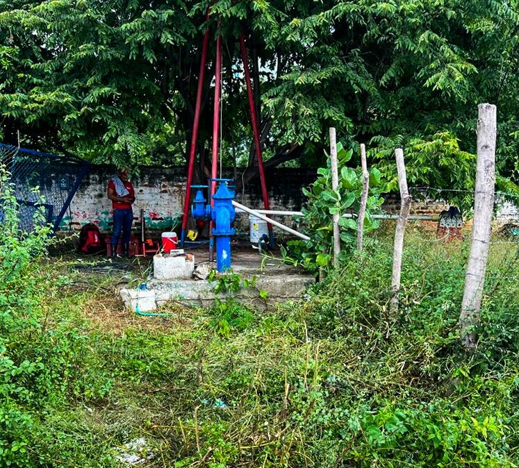 Verificación de calidad y caudal en pozos . Essmar