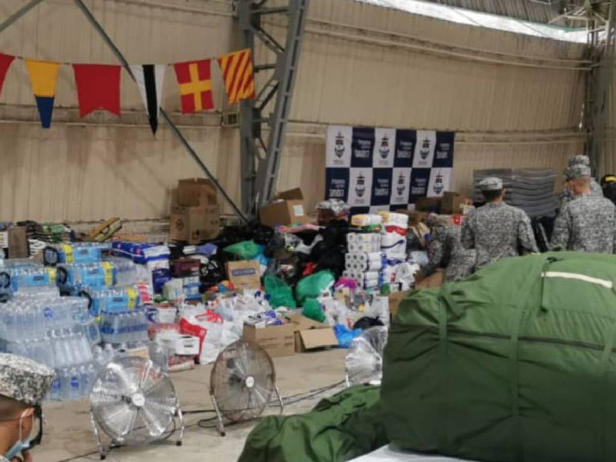 250 toneladas de ayudas se recogieron en Barranquilla para San Andrés