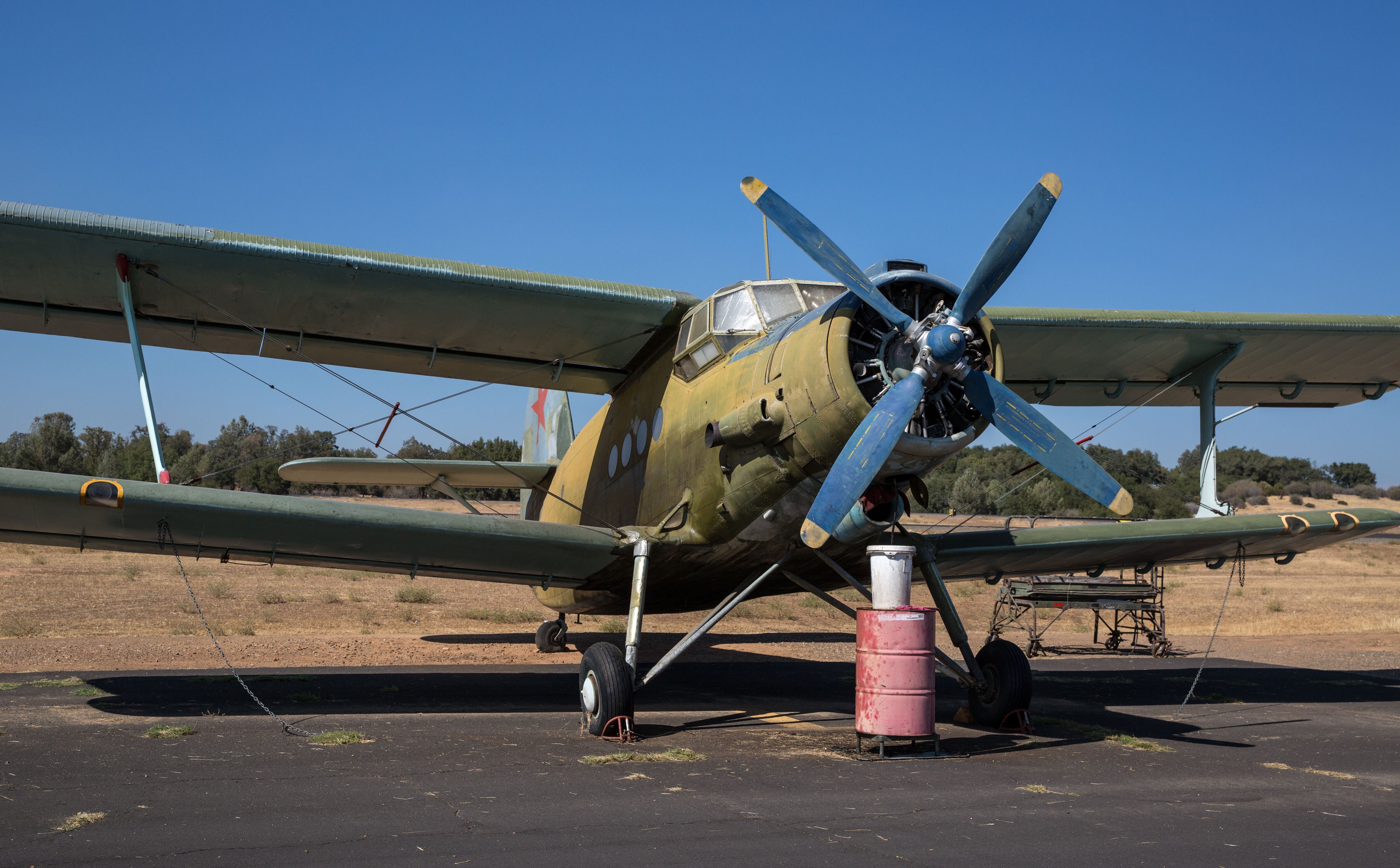 Modelo de la aeronave Antonov An-2 utilizada por el piloto cubano para dejar la isla.