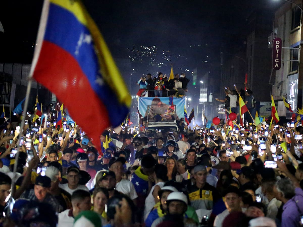 Masivo apoyo a la oposición venezolana en la frontera para elecciones presidenciales