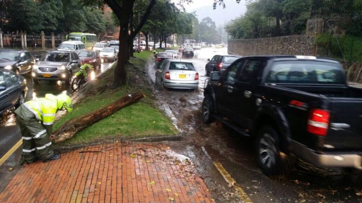 Se presentan represamientos principalmente en el norte de la ciudad.