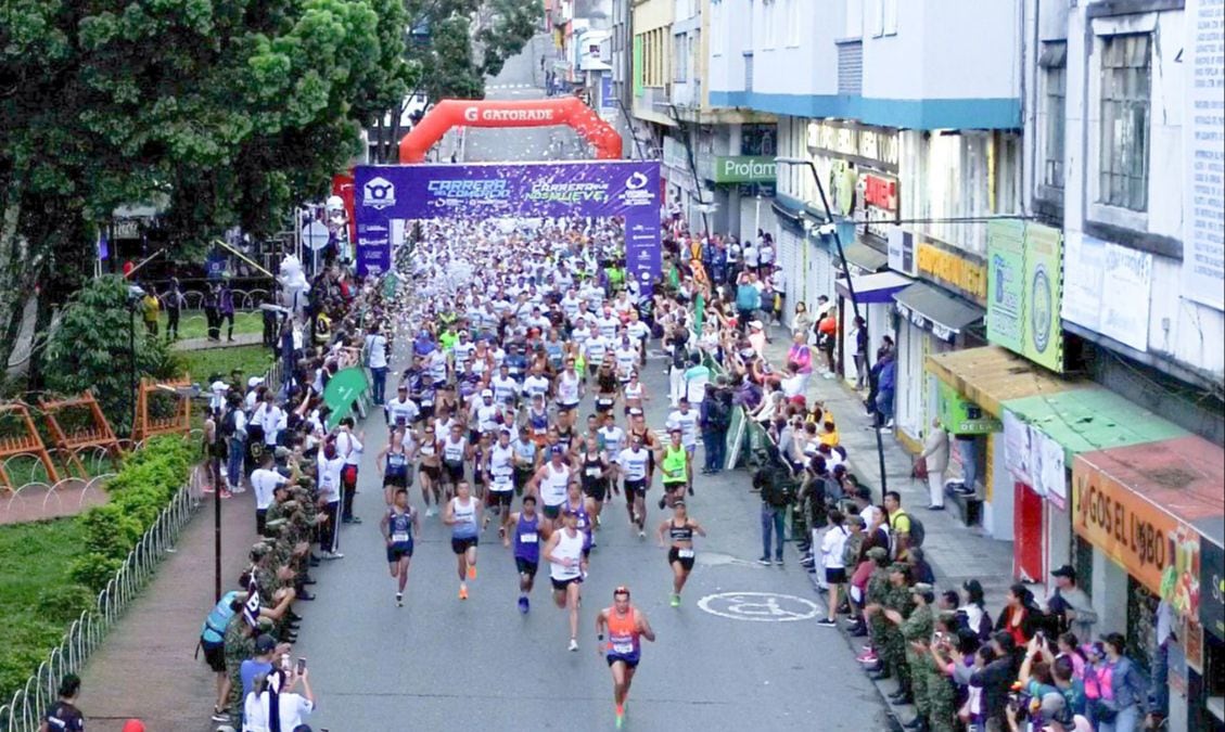 1400 Personas participaron de la Carrera del Comercio de la Cámara de Comercio de Armenia y el Quindío, Foto: Cámara Comercio