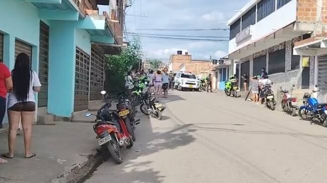 Homicidio en el barrio Nuevo Horizonte / Foto: Noticias Cúcuta 75