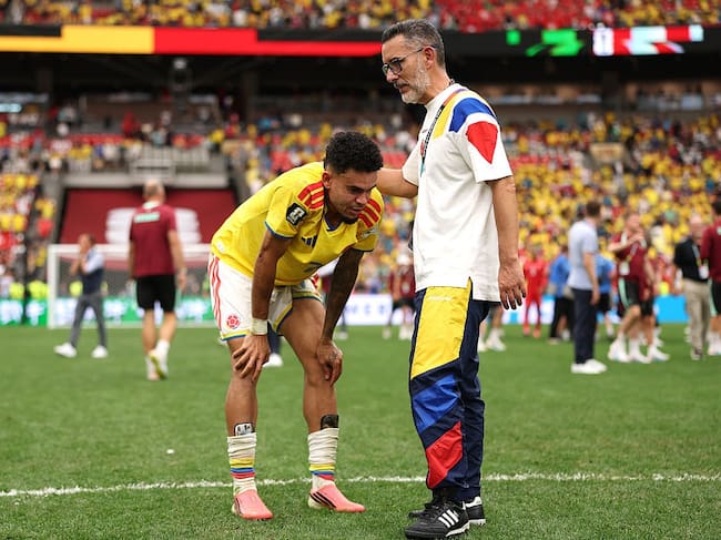 Luis Díaz lamenta la eliminación de Colombia del Mundial / Getty Images