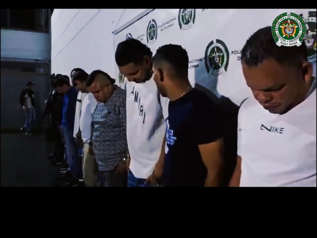 Capturan en Medellín a 21 integrantes de la banda criminal “Caicedo”, señalada de extorsiones