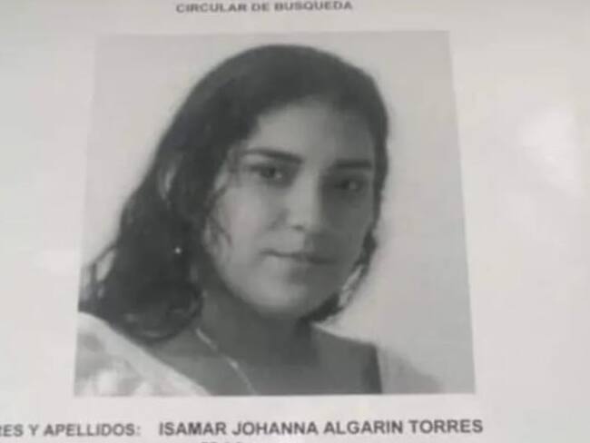 Foto: suministrada por la familia de Isamar Algarín, la mujer desaparecida