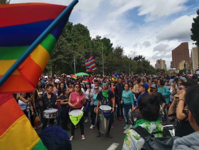 ¡Con color! La Bogotá gris celebra la marcha pride