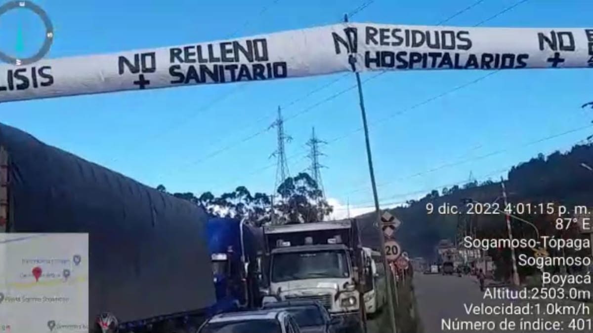 ¿Por qué comunidades y transportadores bloquean vías de Sogamoso?