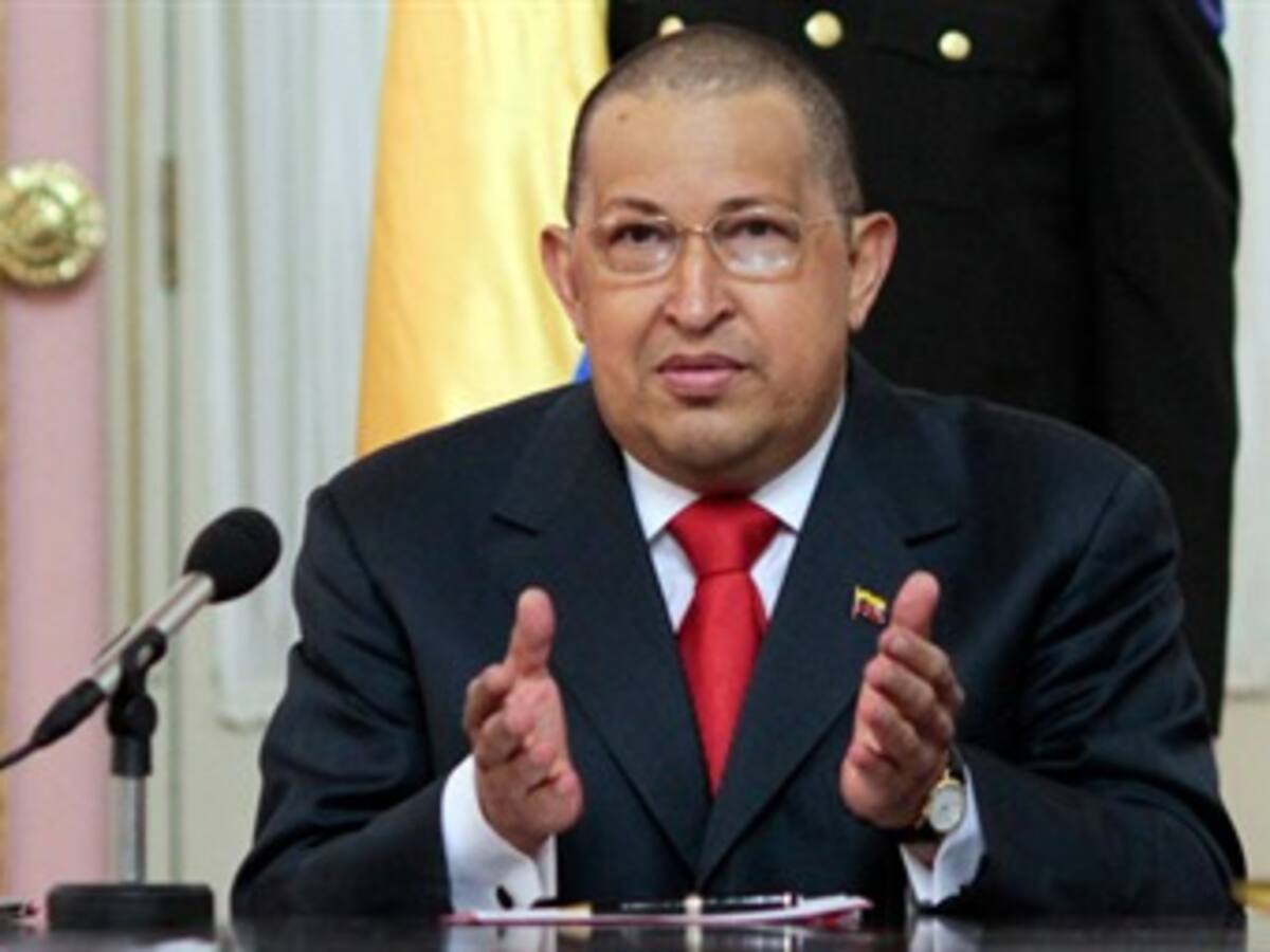 Reapareció el presidente de Venezuela Hugo Chávez