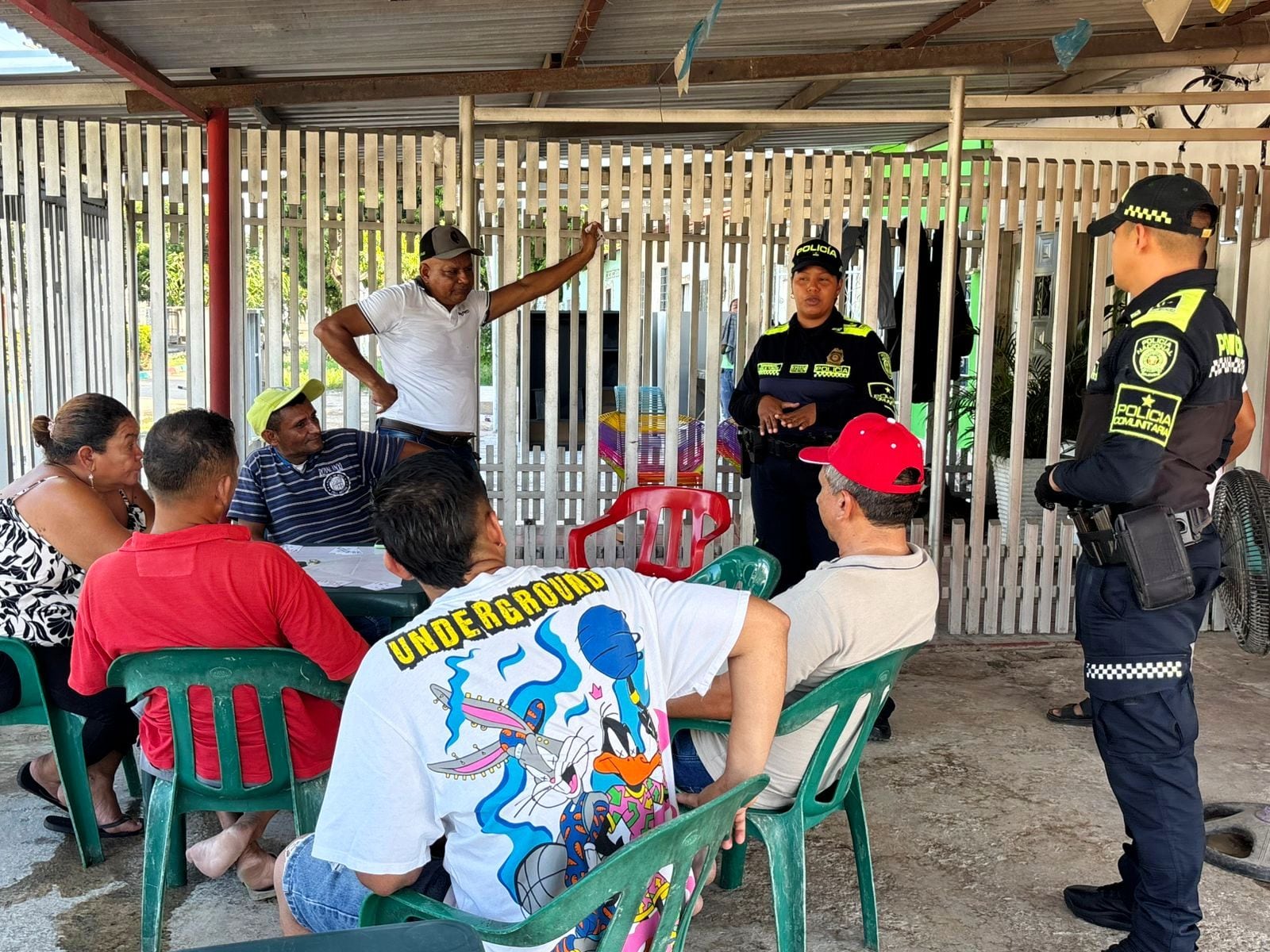 Policía fortalece la prevención de las lesiones personales en Mangangué