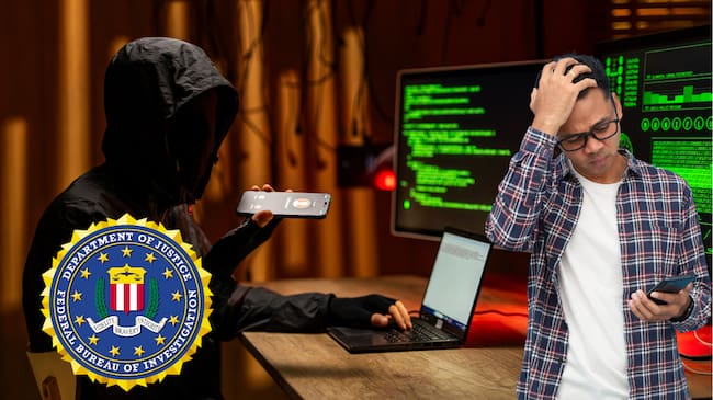 FBI advierte de una nueva ciberestafa con IA que vulnera cuentas y contraseñas. Foto: Getty Images/ FBI