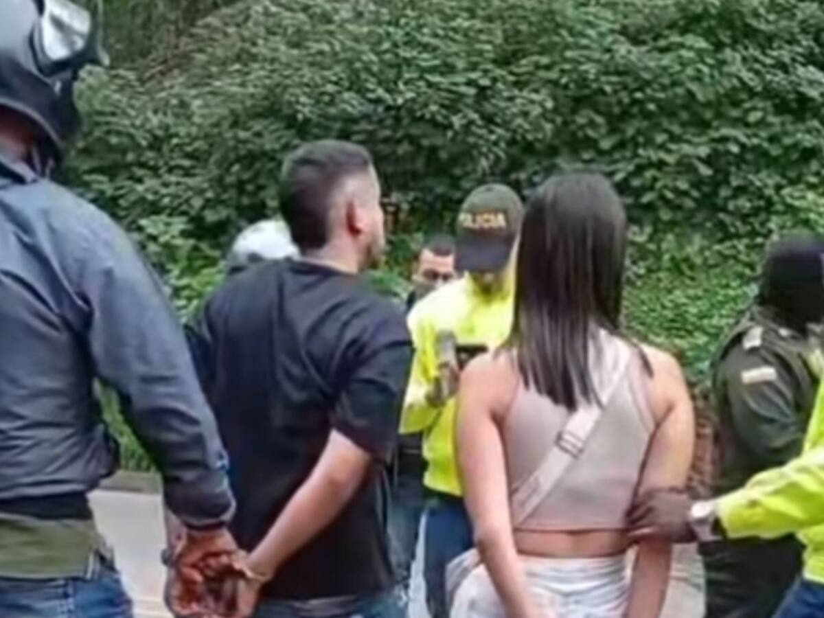 Alias Ministro y Nathali: la pareja capturada por hurto en el centro de Cali