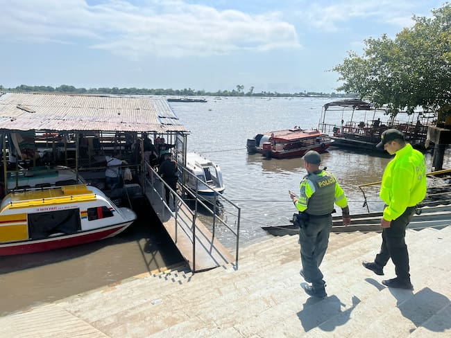Policía incrementa la seguridad en las terminales de transporte de Magangué