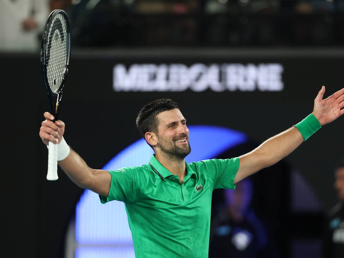 Novak Djokovic logra la hazaña y regresa a una final del Abierto de Australia a sus 38 años