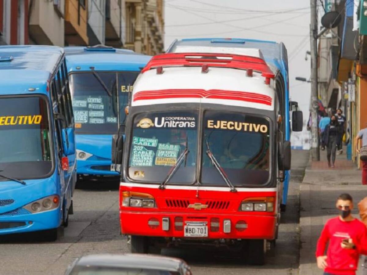 En $150 subió el pasaje de buses, busetas y colectivos en Manizales