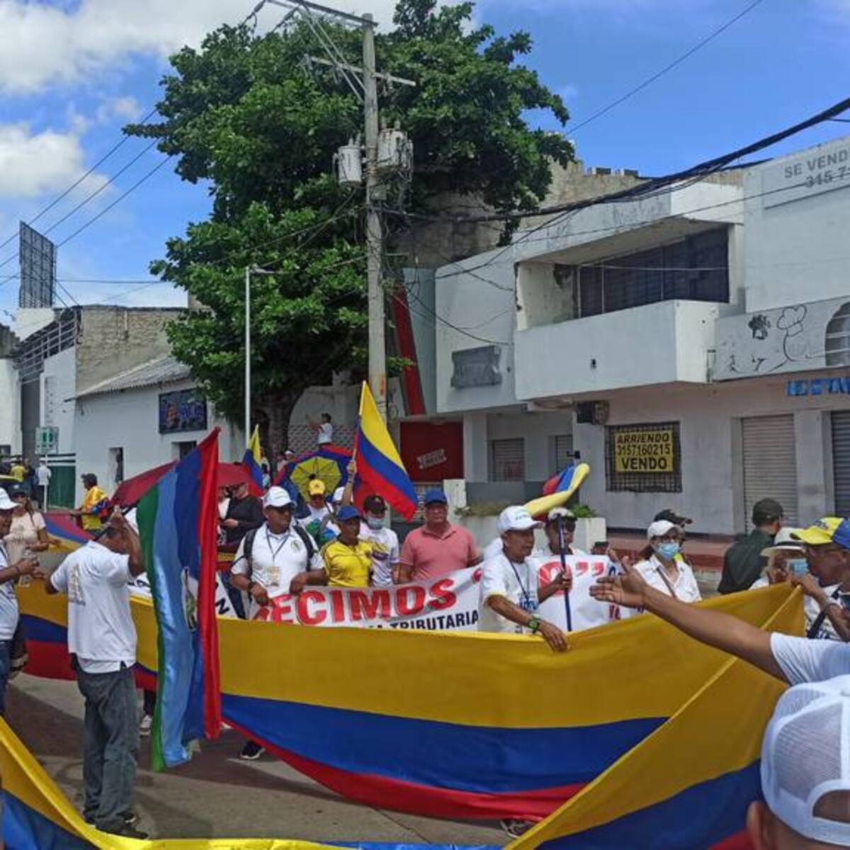 Este miércoles se realizan marchas a favor de las reformas del Gobierno, en Barranquilla