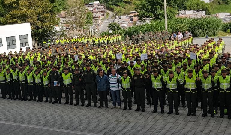 Seguridad especial para le partido Once Caldas Vs Medellín