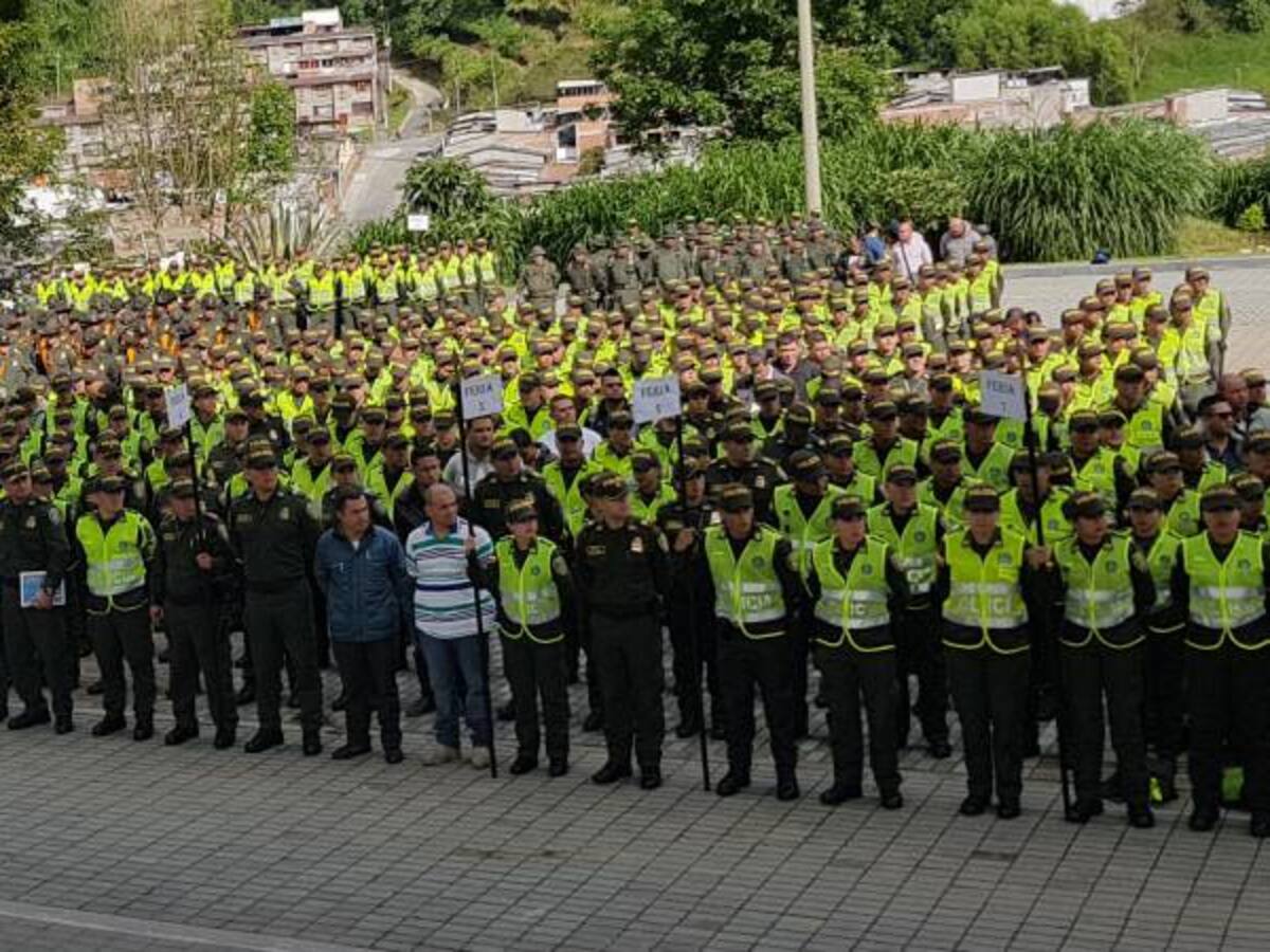 Partido Once Caldas Vs Medellín con esquema especial de seguridad