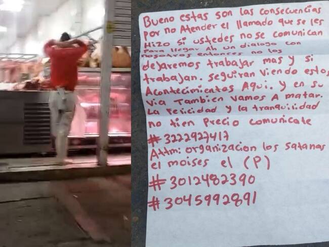 EN VIDEO Los“Satanás” graban atentados y envían panfletos a carnicerias para extorsionar