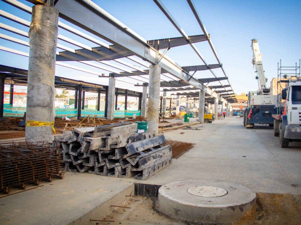 Estación alimentadora Molinos estará lista en diciembre en Bogotá
