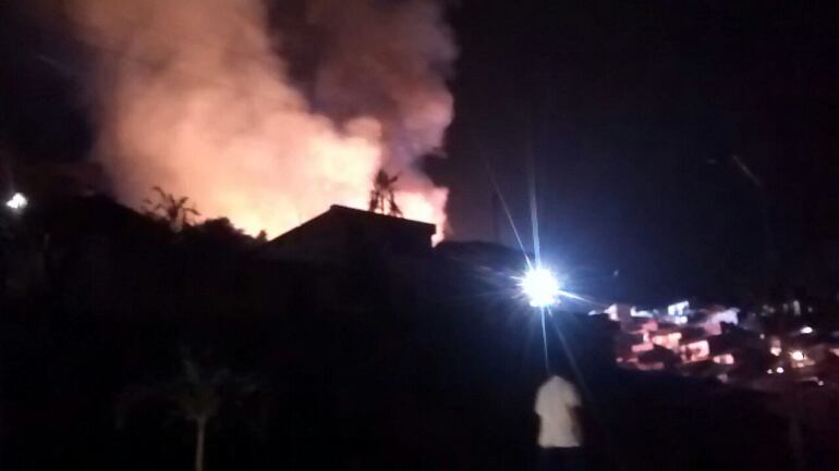 Incendio en Cartago