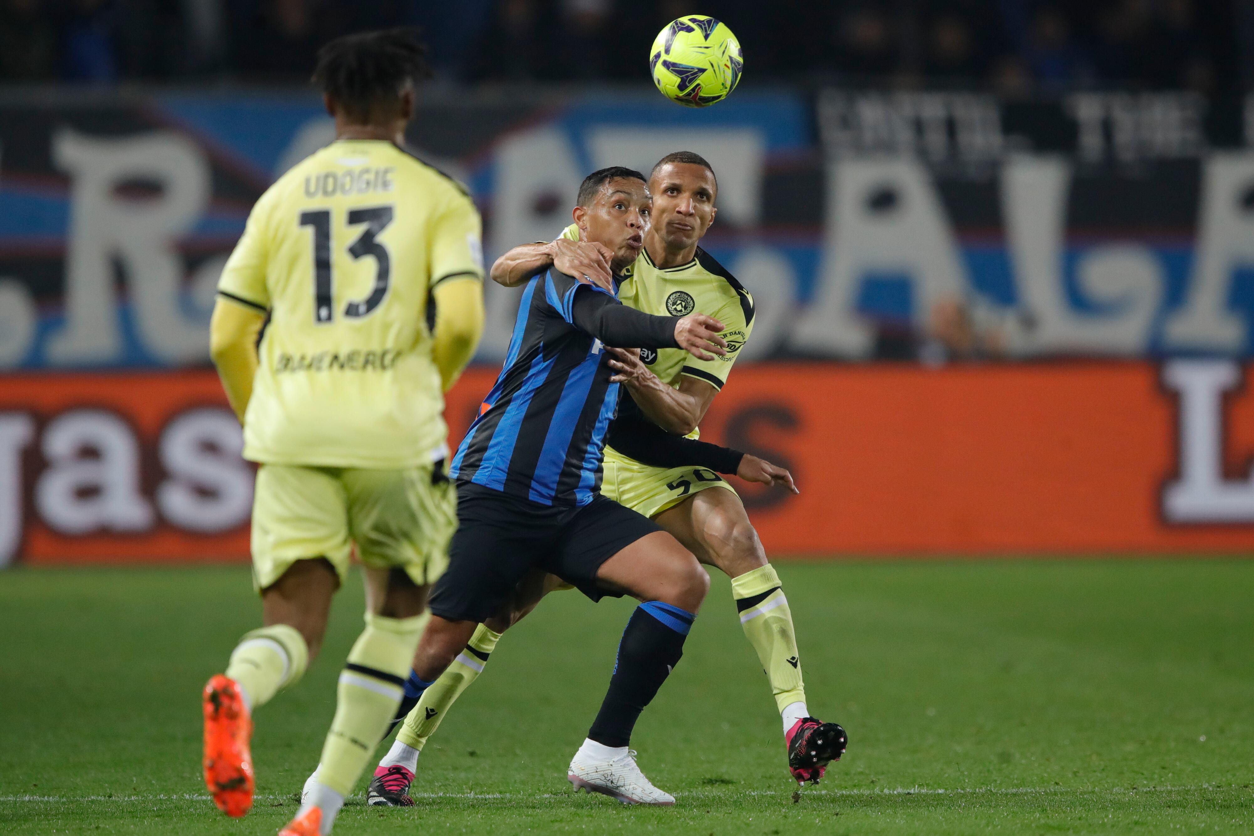 Luis Fernando Muriel disputó 27 minutos ante el Udinese. (Photo by Timothy Rogers/Getty Images)