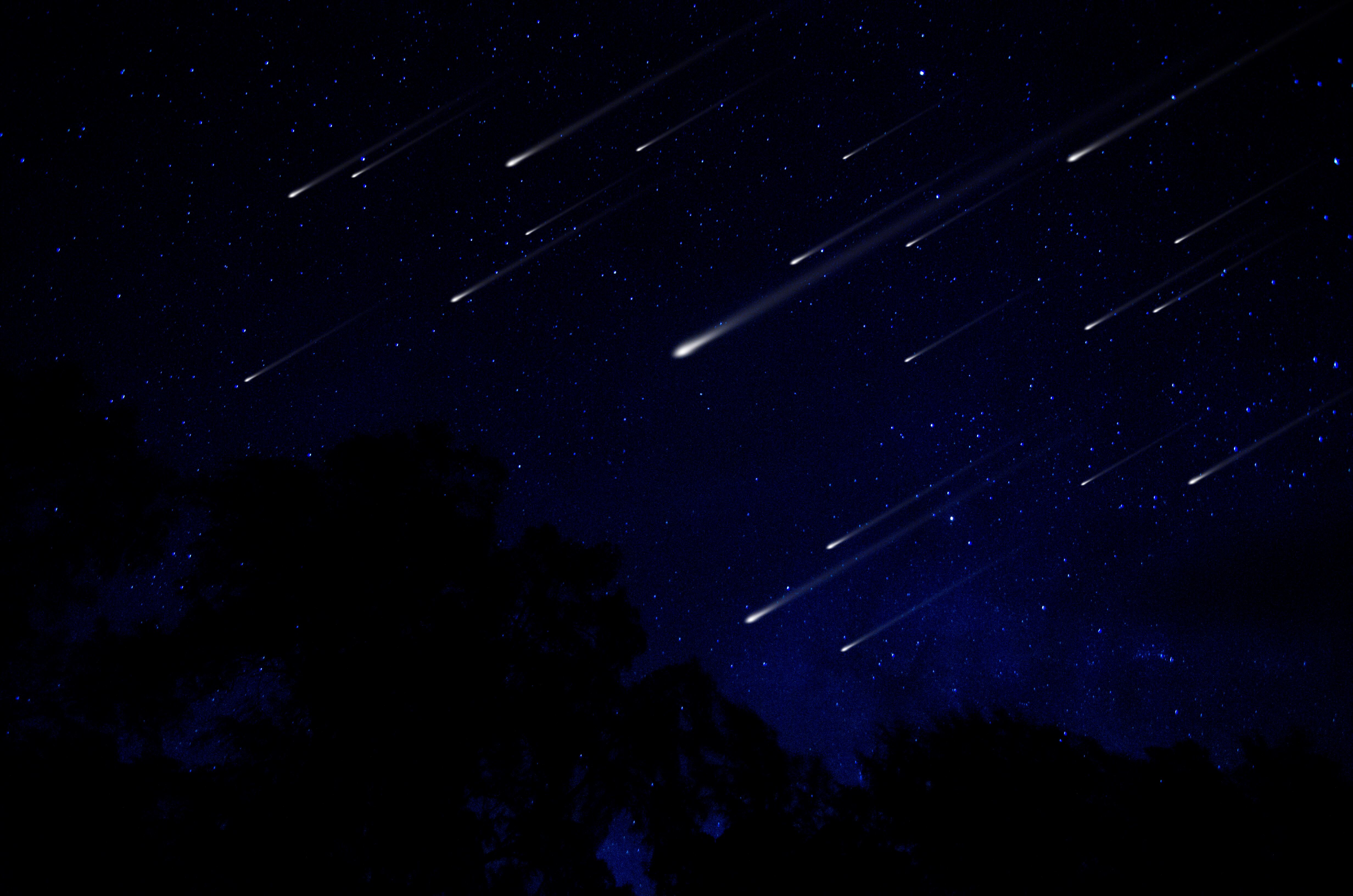 Lluvias de estrellas en noviembre 2024. Imagen de referencia vía Getty Images
