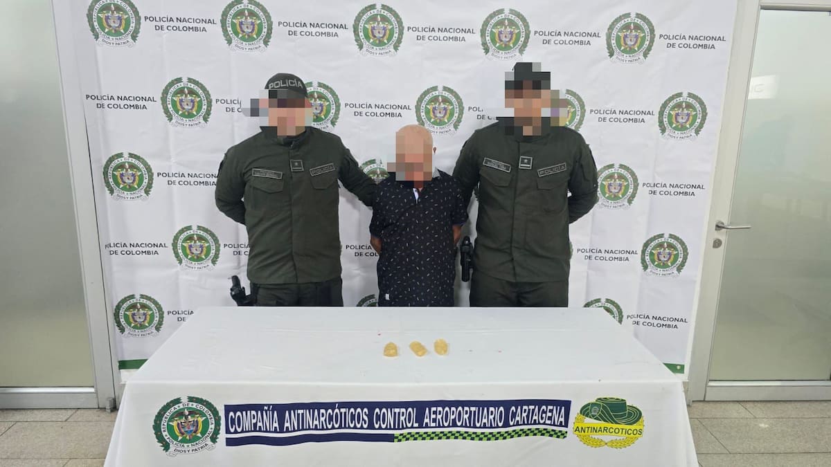 Capturado en el Aeropuerto de Cartagena sujeto que transportaba cocaína en el estómago