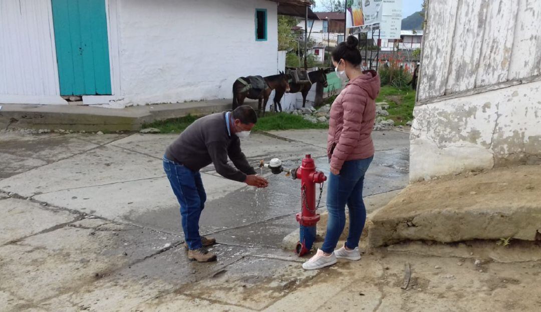 Lavamanos portátiles en municipios de Caldas