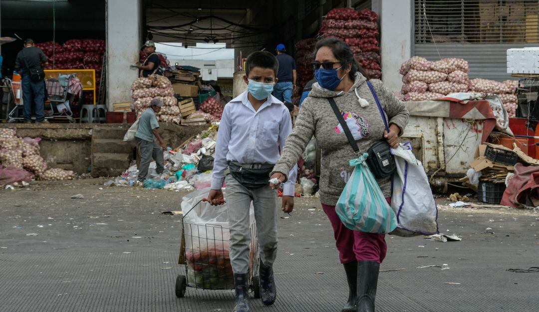 Habitantes de Oaxaca en México