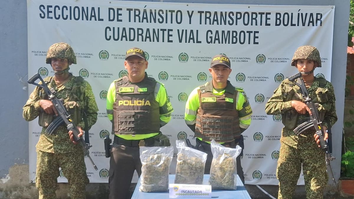 Incautada marihuana en modalidad de encomienda en Gambote
