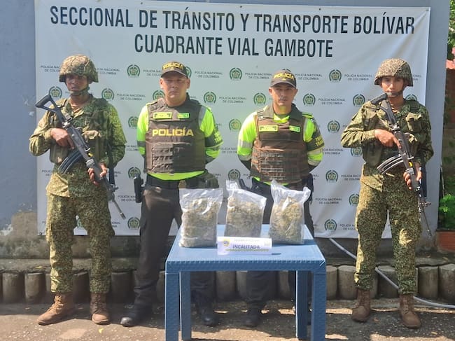 Incautada marihuana en modalidad de encomienda en Gambote