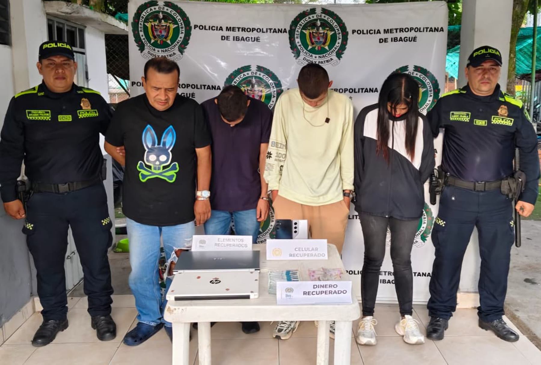 Capturados por el robo a residencias en Ibagué
