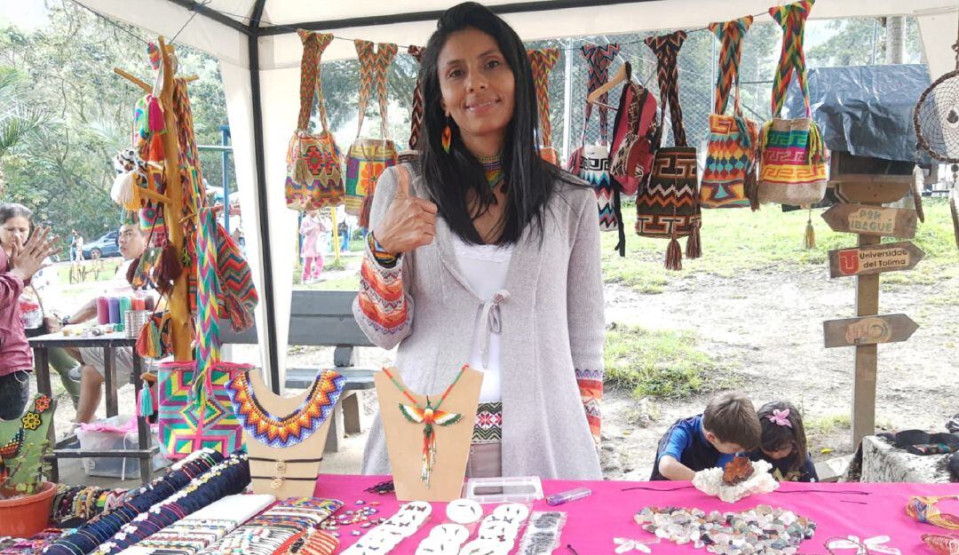 Emprendedora de artesanías de Ibagué