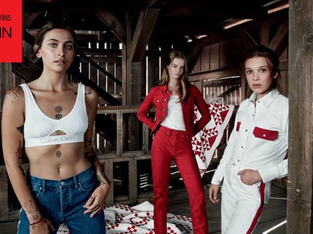 Millie Bobby Brown, Paris Jackson y Lulu Tenney juntas para Calvin Klein