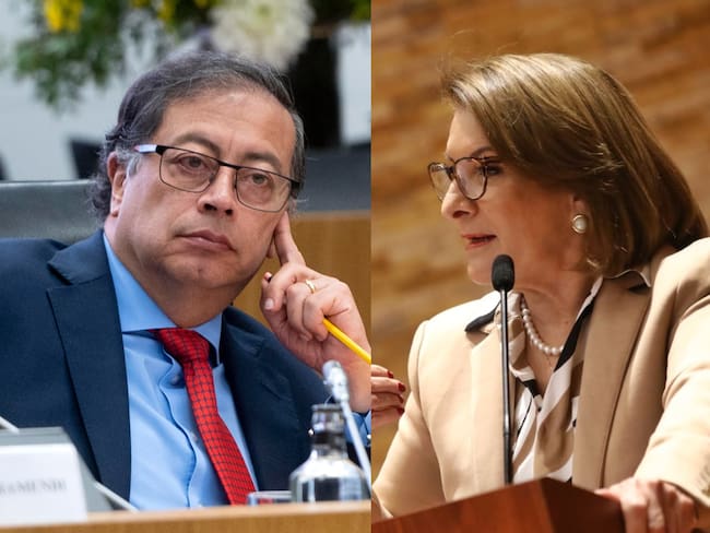 Presidente Gustavo Petro y procuradora Margarita Cabello | Fotos: Colprensa