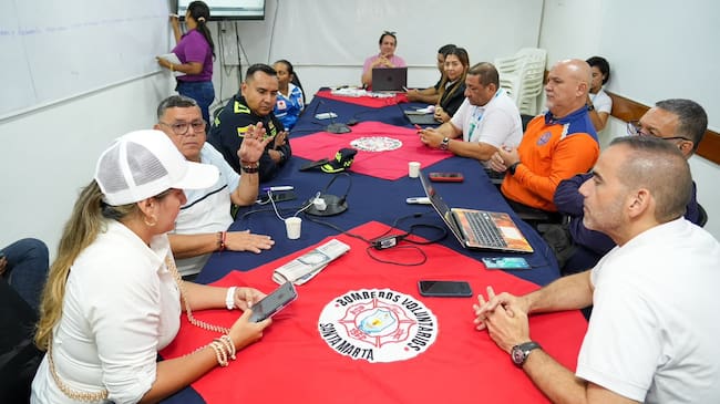 79 viviendas resultaron afectadas tras fuerte aguacero en Santa Marta. Foto: Alcaldía del Santa Marta